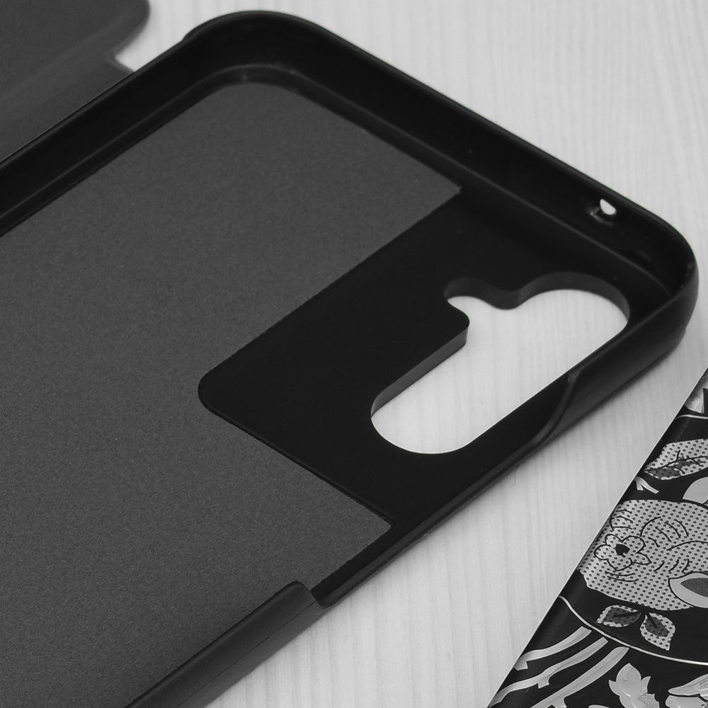 Hülle für Samsung Galaxy A34 A346, Techsuit, eFold, Schwarz
