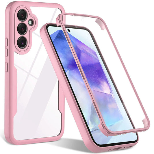 Hülle für Samsung Galaxy A35 5G A356, Techsuit, ColorVerse 360, Rosa