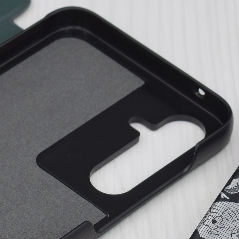 Hülle für Samsung Galaxy A35 5G A356, Techsuit, eFold, Grün