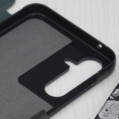 Hülle für Samsung Galaxy A35 5G A356, Techsuit, eFold, Grün