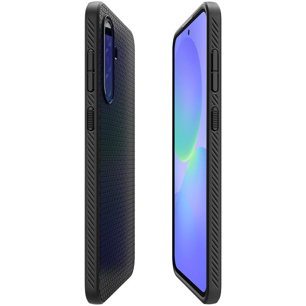 Hülle für Samsung Galaxy A36 A366, Spigen, Liquid Air, Mattschwarz ACS09199