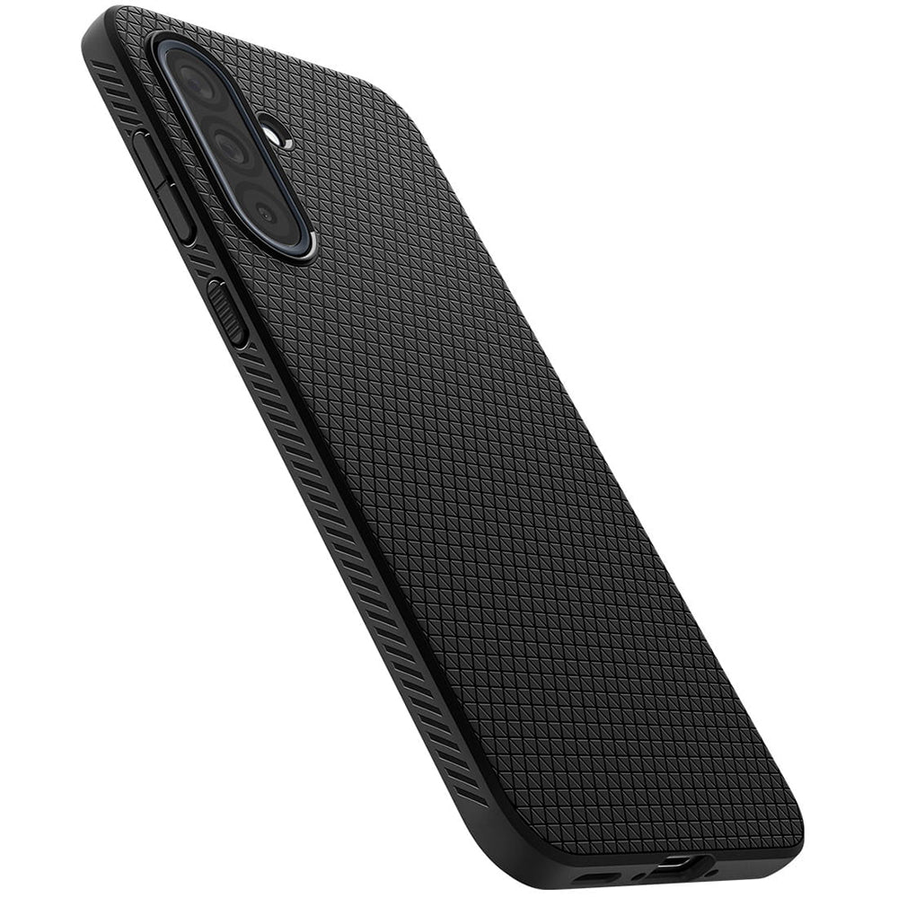 Hülle für Samsung Galaxy A36 A366, Spigen, Liquid Air, Mattschwarz ACS09199