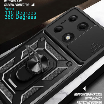 Hülle für Samsung Galaxy A36 A366, Techsuit, CamShield, Grün