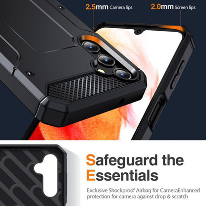 Hülle für Samsung Galaxy A36 A366, Techsuit, Hybrid Armor, Schwarz