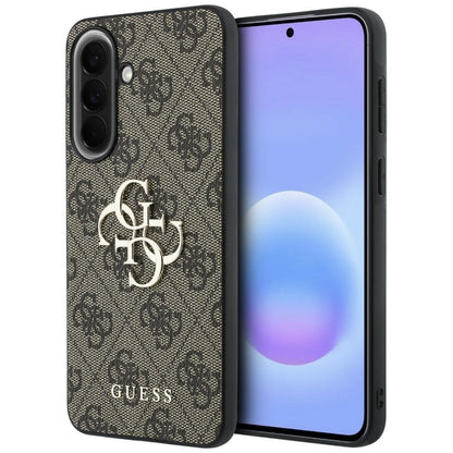 Hülle für Samsung Galaxy A37 5G, Guess, 4G Big Logo, Braun