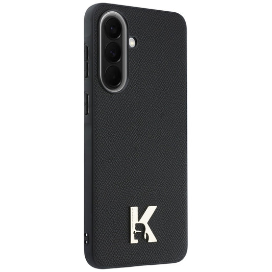 Hülle für Samsung Galaxy A37 5G, Karl Lagerfeld, Karl Head Logo, Schwarz