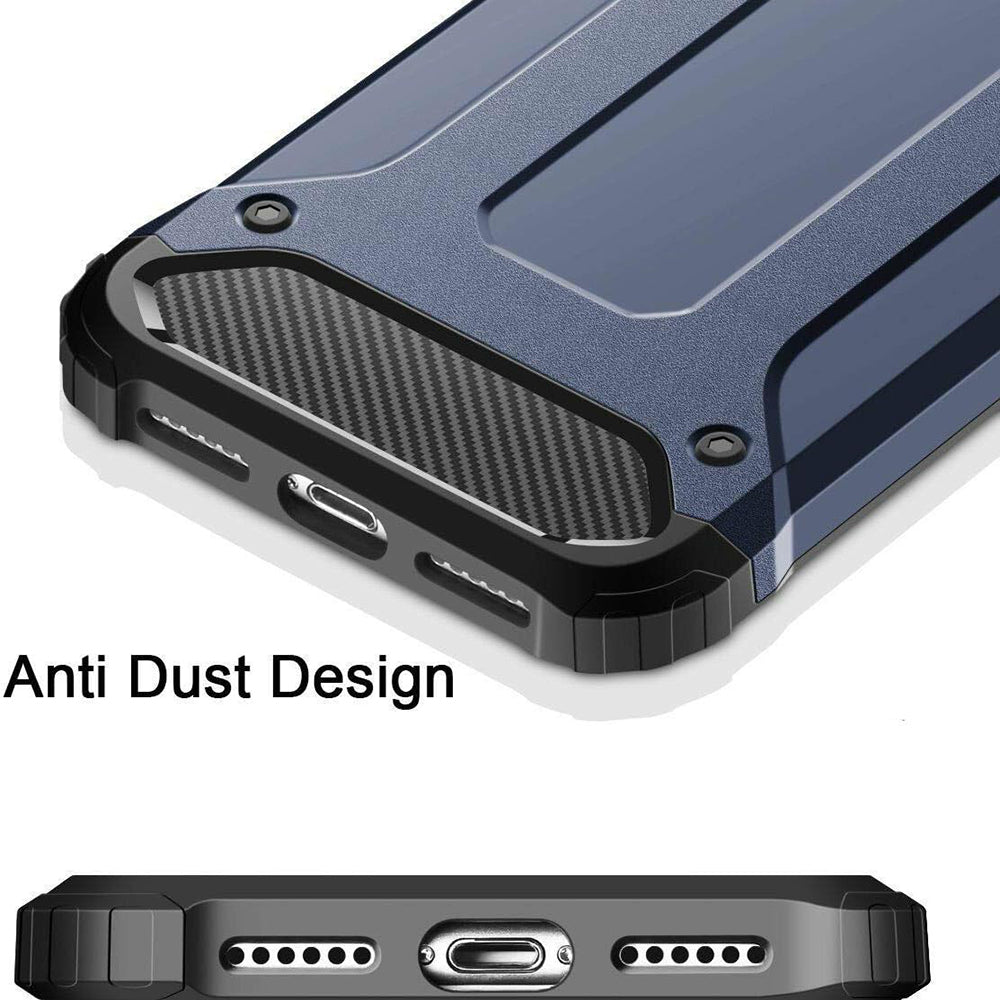 Case for Samsung Galaxy A40 A405, Techsuit, Hybrid Armor, Black