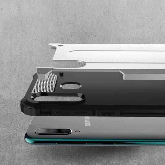 Hülle für Samsung Galaxy A50s A507 / A30s A307 / A50 A505, Techsuit, Hybrid Armor, Schwarz