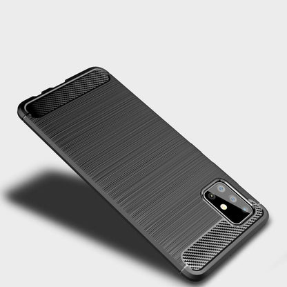 Case for Samsung Galaxy A51 A515, Techsuit, Carbon, Black