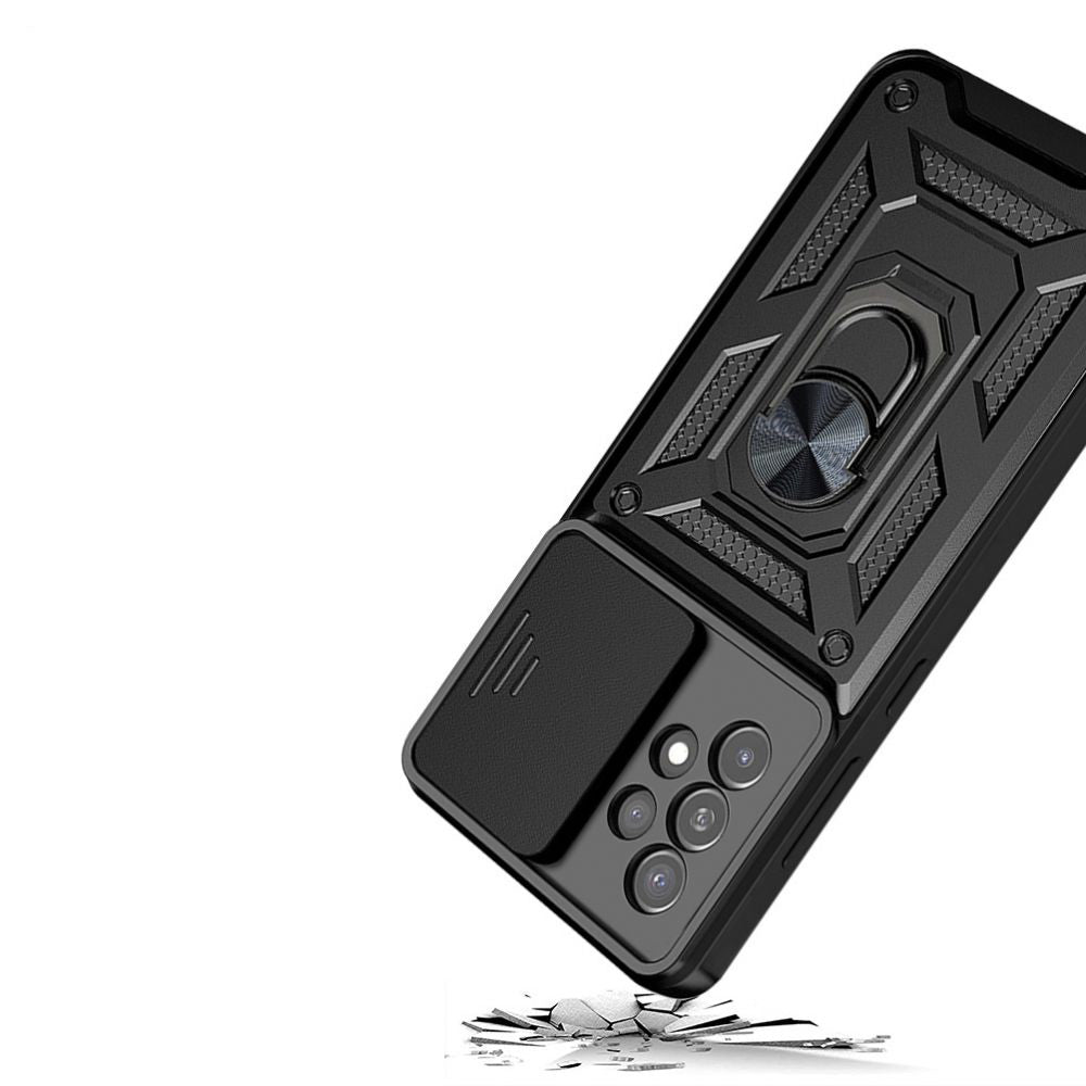 Case for Samsung Galaxy A52s 5G A528 / A52 5G A526 / A52 A525, Techsuit, CamShield, Black