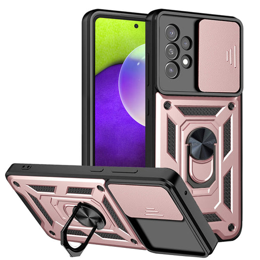 Case for Samsung Galaxy A52s 5G A528 / A52 5G A526 / A52 A525, Techsuit, CamShield, Pink