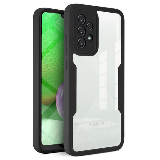 Hülle für Samsung Galaxy A52s 5G A528 / A52 5G A526 / A52 A525, Techsuit, ColorVerse 360, Schwarz