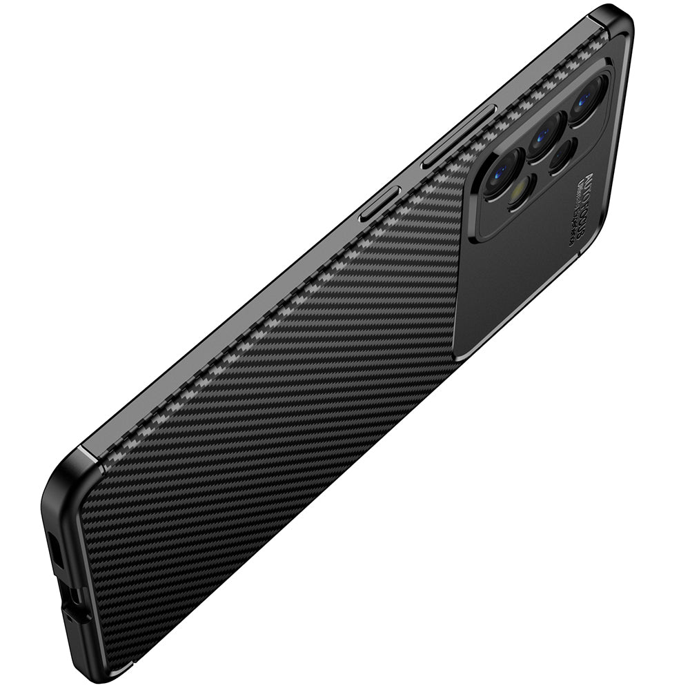 Hülle für Samsung Galaxy A53 5G A536, Techsuit, CarbonFiber, Schwarz