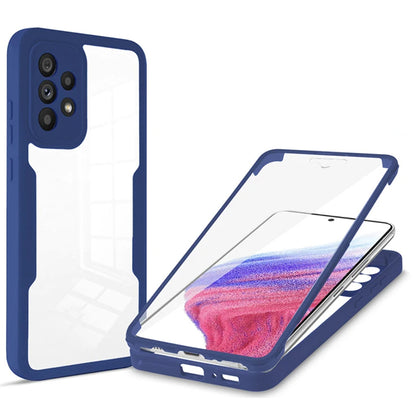 Hülle für Samsung Galaxy A53 5G A536, Techsuit, ColorVerse 360, Blau