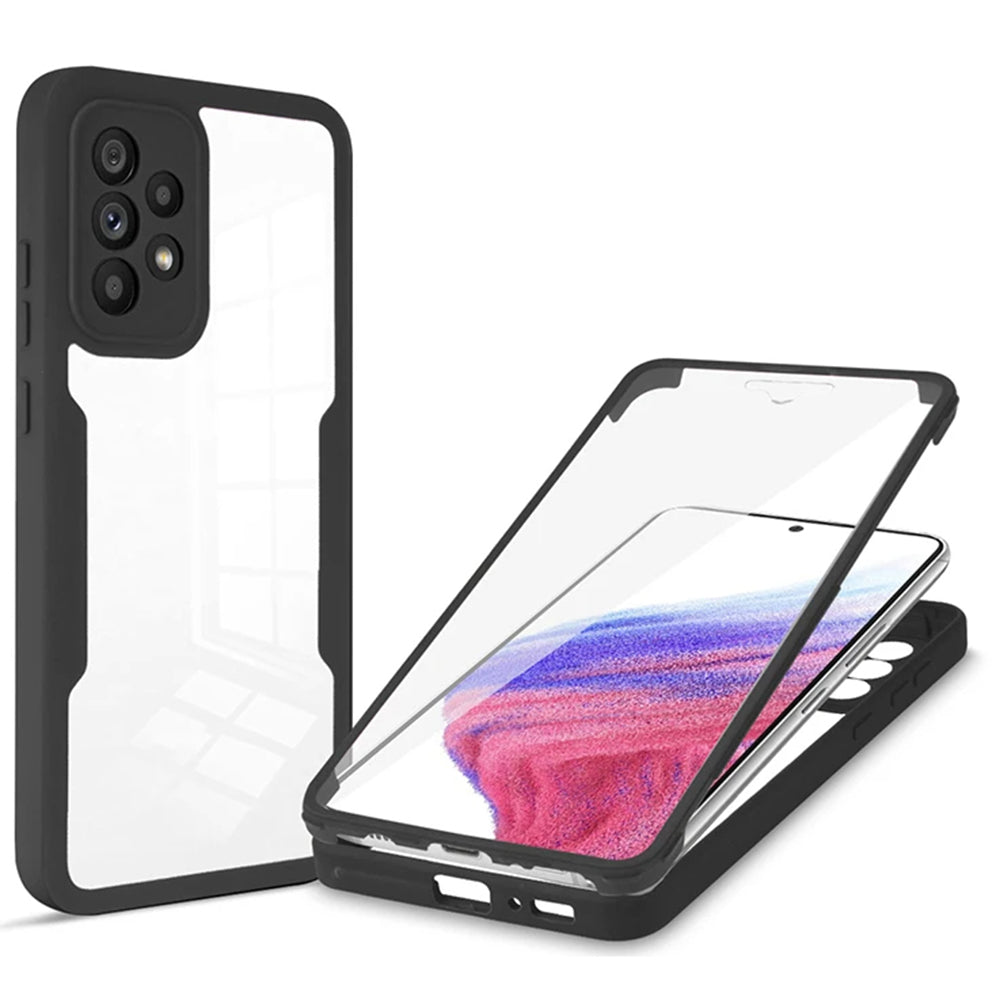 Hülle für Samsung Galaxy A53 5G A536, Techsuit, ColorVerse 360, Schwarz