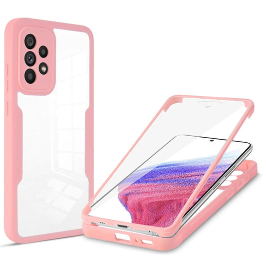 Case for Samsung Galaxy A53 5G A536, Techsuit, ColorVerse 360, Pink