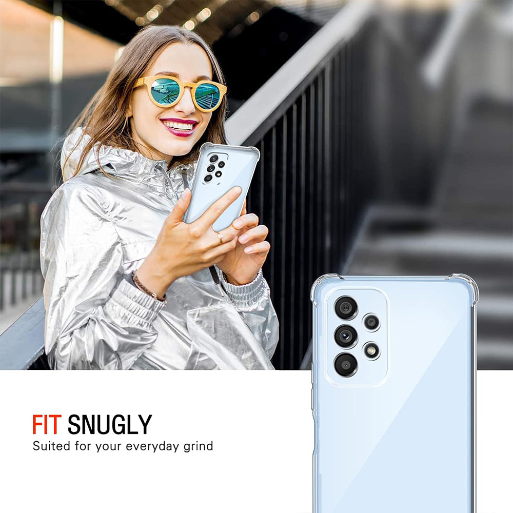 Hülle für Samsung Galaxy A53 5G A536, Techsuit, stoßfest klar, transparent