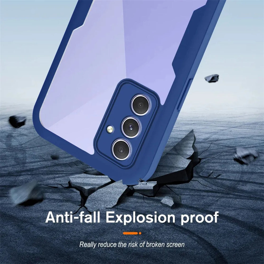 Hülle für Samsung Galaxy A54 A546, Techsuit, ColorVerse 360, Schwarz