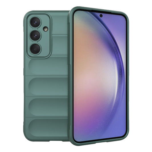 Hülle für Samsung Galaxy A54 A546, Techsuit, Magic Shield, Grün