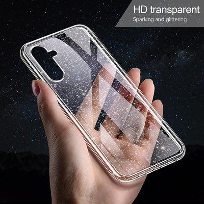 Hülle für Samsung Galaxy A54 A546, Techsuit, SparkleSkin, Transparent