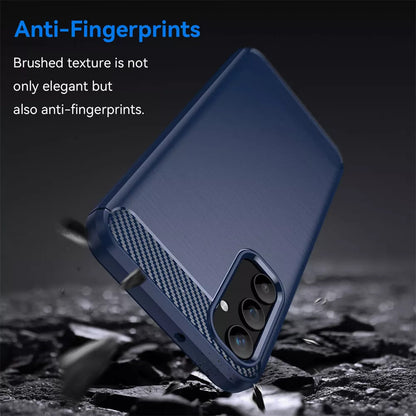 Hülle für Samsung Galaxy A55 5G A556, Techsuit, Carbon, Blau