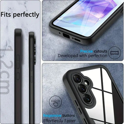 Hülle für Samsung Galaxy A55 5G A556, Techsuit, ColorVerse 360, Blau