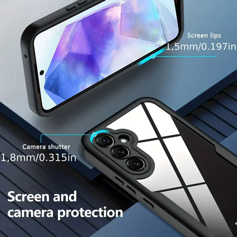 Hülle für Samsung Galaxy A55 5G A556, Techsuit, ColorVerse 360, Blau