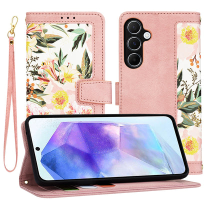 Hülle für Samsung Galaxy A55 5G A556, Techsuit, FlipCraft, Rosa