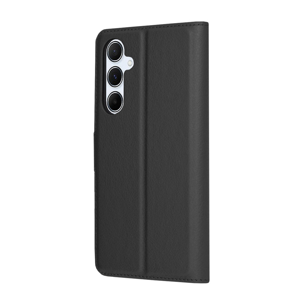 Hülle für Samsung Galaxy A55 5G A556, Techsuit, Leder-Folio, Schwarz