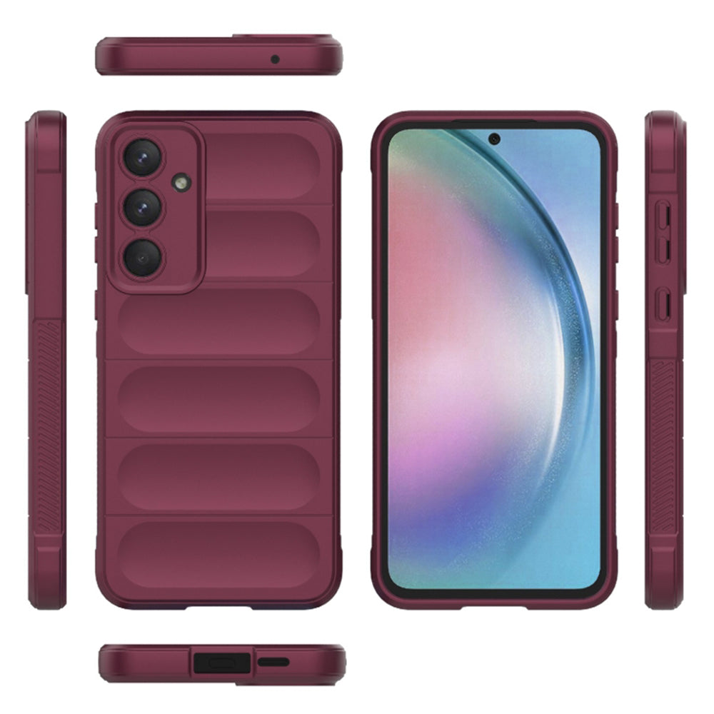 Hülle für Samsung Galaxy A55 5G A556, Techsuit, Magic Shield, Lila