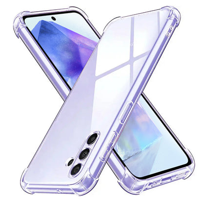 Hülle für Samsung Galaxy A55 5G A556, Techsuit, stoßfest klar, transparent