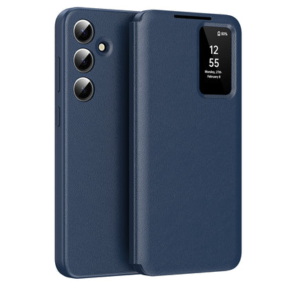 Case for Samsung Galaxy A55 5G A556, Techsuit, SmartView, Blue