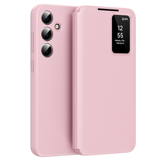 Hülle für Samsung Galaxy A55 5G A556, Techsuit, SmartView, Rosa