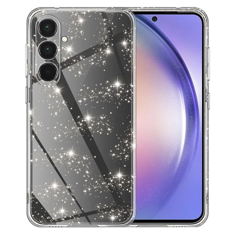 Hülle für Samsung Galaxy A55 5G A556, Techsuit, SparkleSkin, Transparent