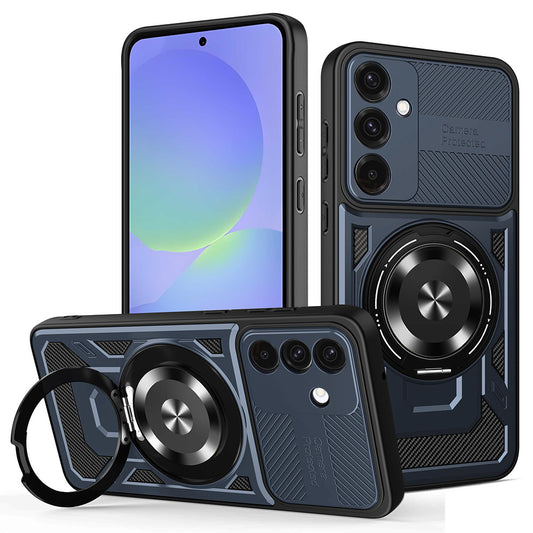 Hülle für Samsung Galaxy A56 A566 / A36 A366, Techsuit, RuggedCam, Blau