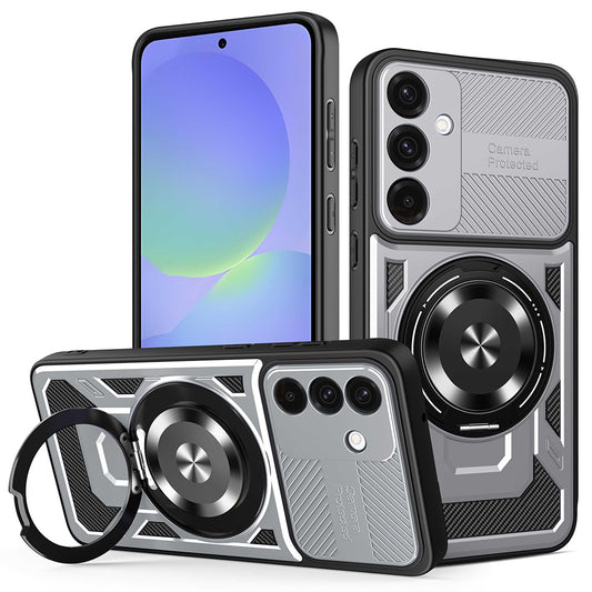 Hülle für Samsung Galaxy A56 A566 / A36 A366, Techsuit, RuggedCam, Grau
