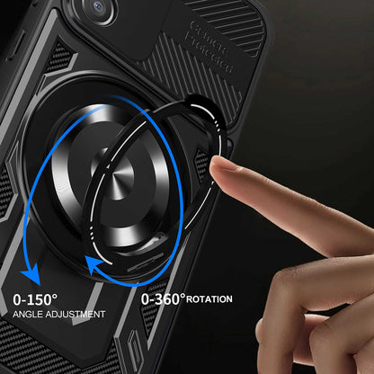 Hülle für Samsung Galaxy A56 A566 / A36 A366, Techsuit, RuggedCam, Grau