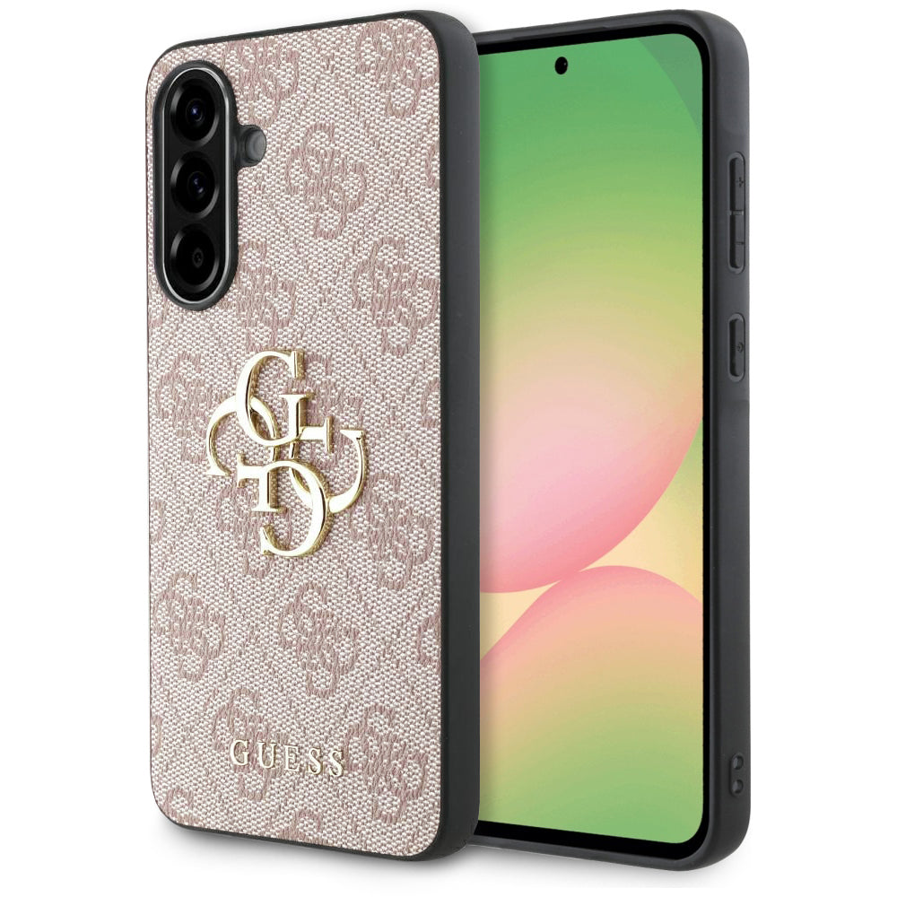 Hülle für Samsung Galaxy A56 A566, Guess, 4G Big Logo, Rosa