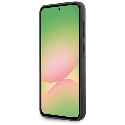 Hülle für Samsung Galaxy A56 A566, Karl Lagerfeld, Saffiano Karl & Choupette Metal, Schwarz