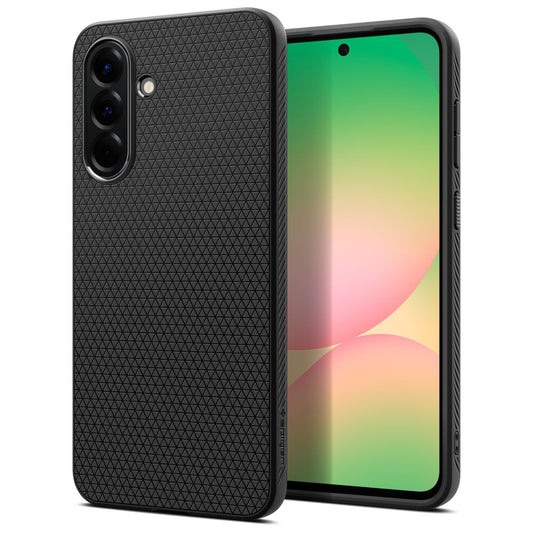 Case for Samsung Galaxy A56 A566, Spigen, Liquid Air, Matte Black ACS09291