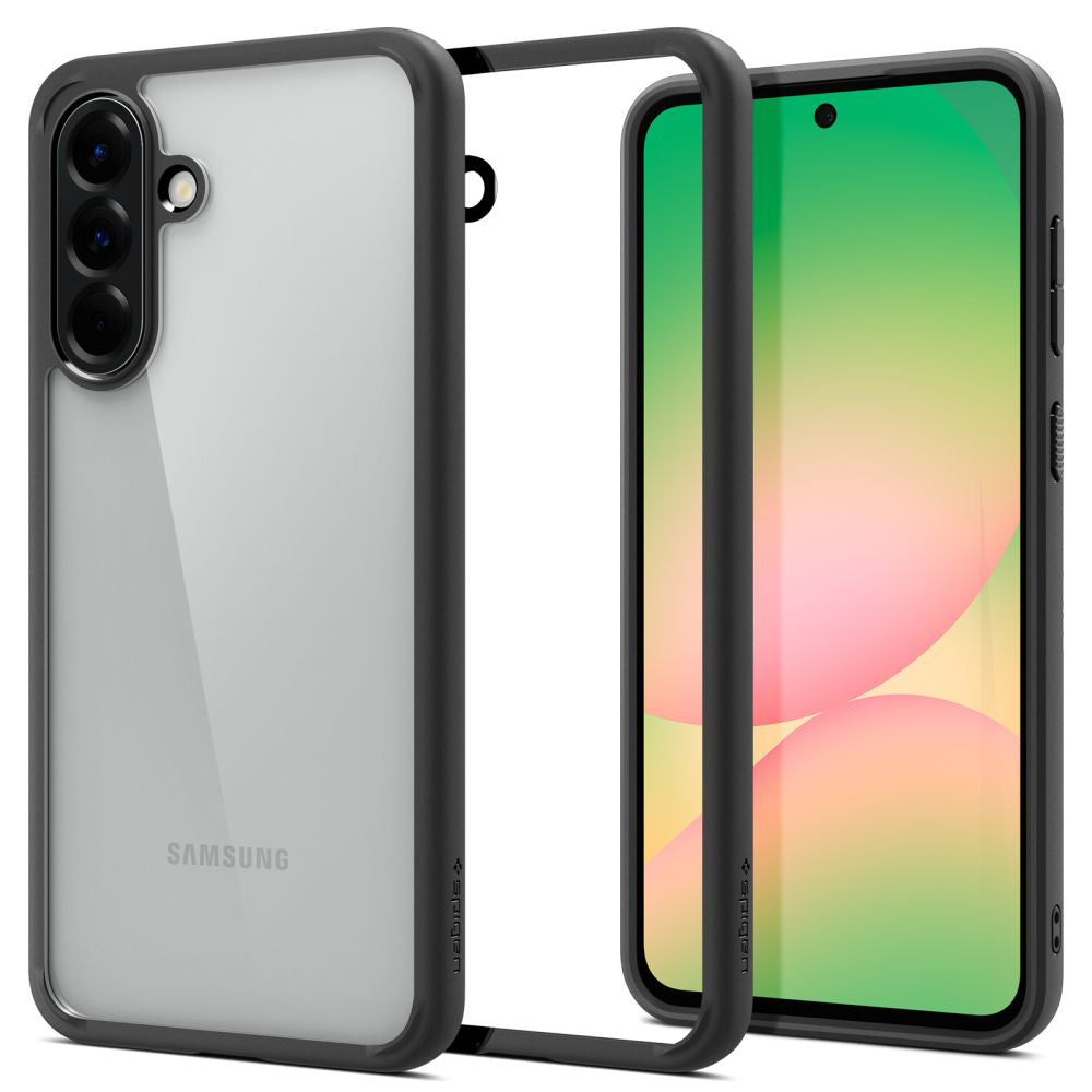 Hülle für Samsung Galaxy A56 A566, Spigen, Ultra Hybrid, Mattschwarz ACS09293