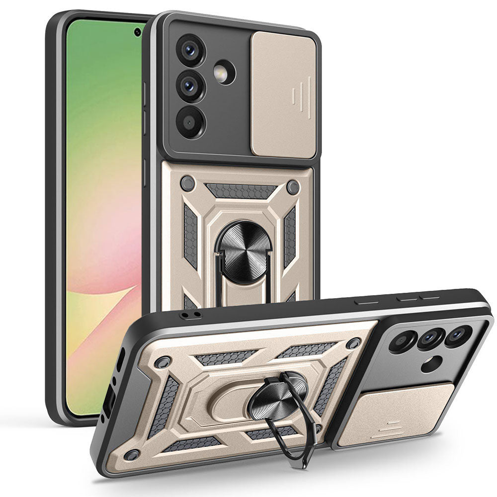 Hülle für Samsung Galaxy A56 A566, Techsuit, CamShield, Goldfarben