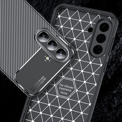Hülle für Samsung Galaxy A56 A566, Techsuit, CarbonFiber, Schwarz