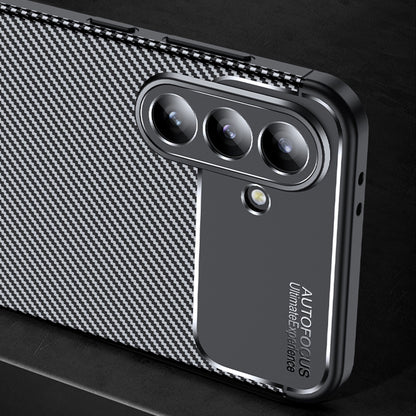 Hülle für Samsung Galaxy A56 A566, Techsuit, CarbonFiber, Schwarz