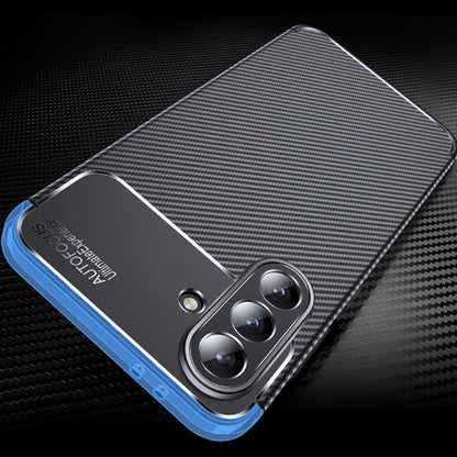Hülle für Samsung Galaxy A56 A566, Techsuit, CarbonFiber, Schwarz