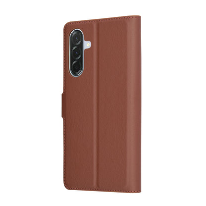 Case for Samsung Galaxy A56 A566, Techsuit, Leather Folio, Brown