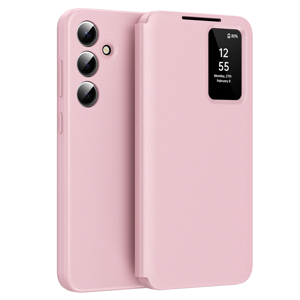 Hülle für Samsung Galaxy A56 A566, Techsuit, SmartView, Rosa