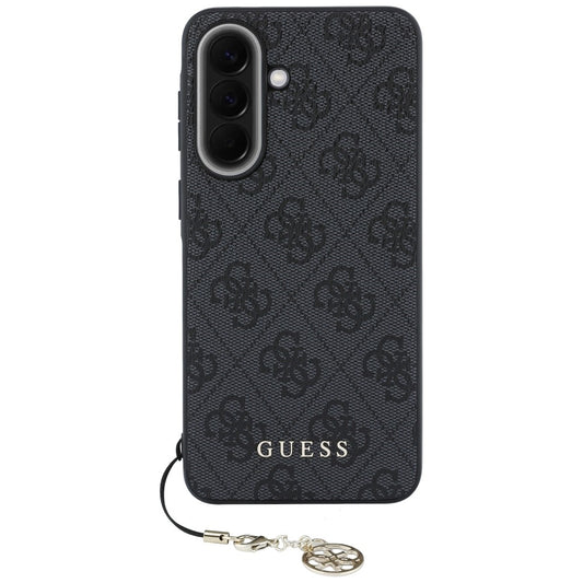 Hülle für Samsung Galaxy A57 5G, Guess, 4G Classic Logo Charm, Schwarz