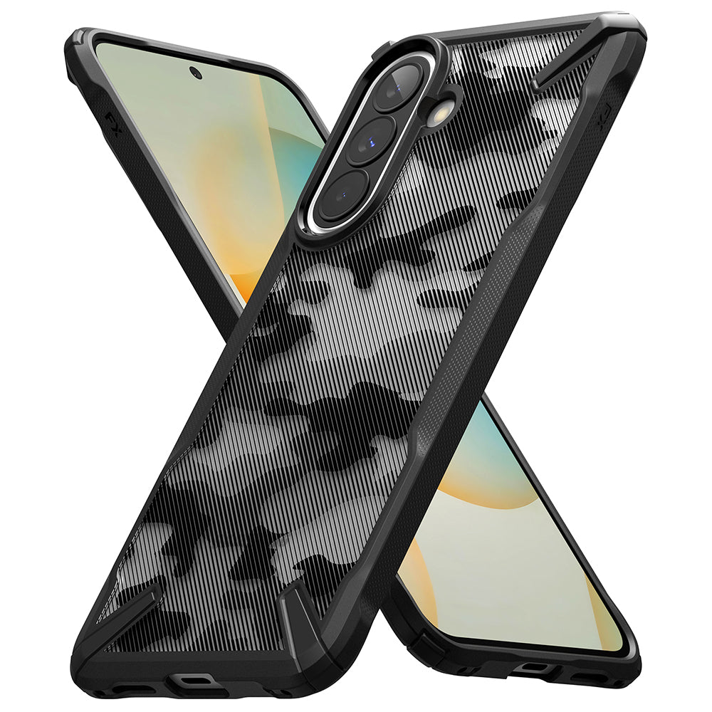 Case for Samsung Galaxy A57 5G, Ringke, Fusion X, Camouflage