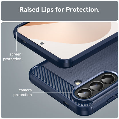 Hülle für Samsung Galaxy A57 5G, Techsuit, Carbon, Blau